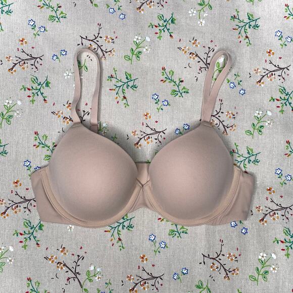 SKIMS Fits Everybody T-Shirt Bra Clay 34B - Picture 2 of 9